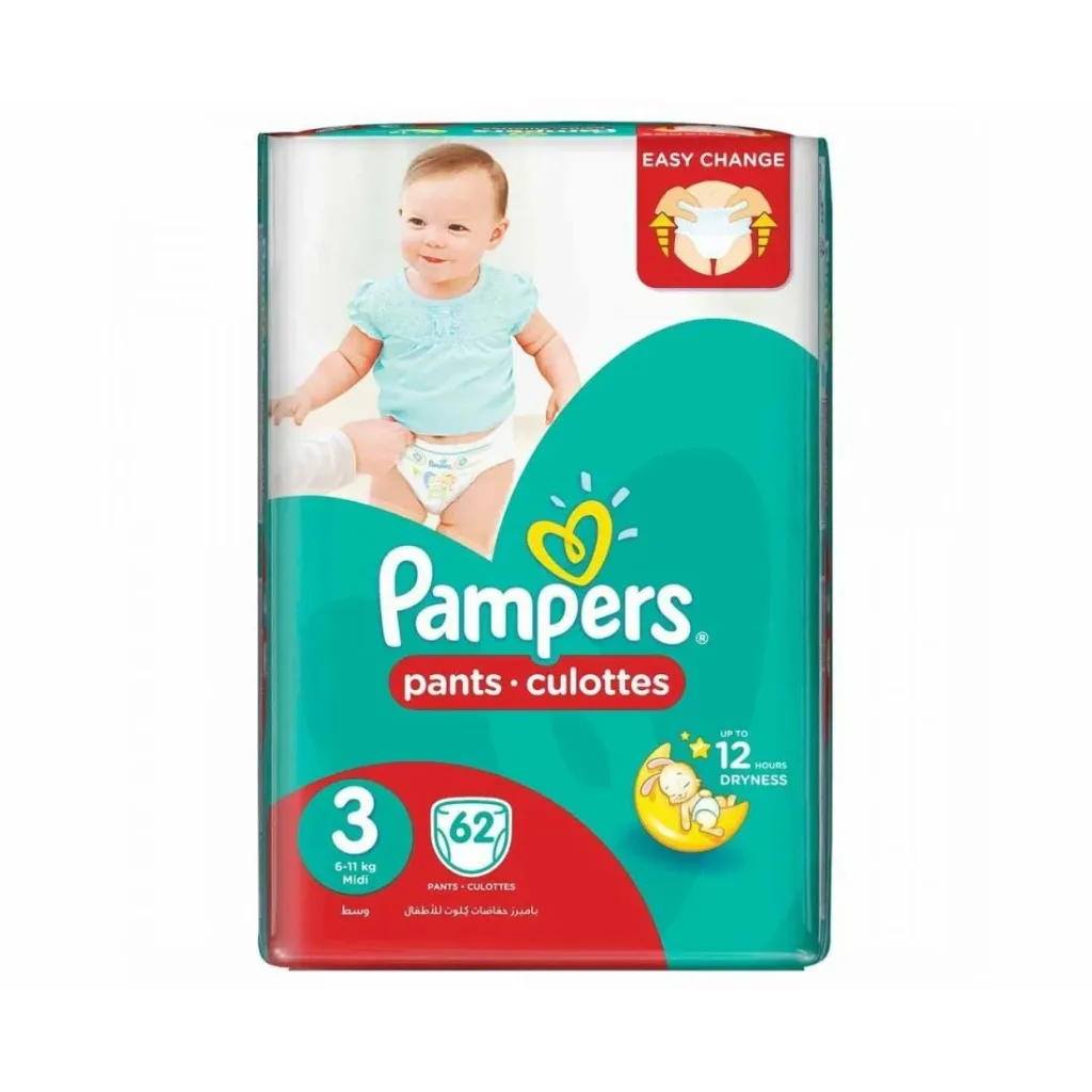Pampers Pants Jumbo Size 3 Midi 58 Pack – Ultimate Baby Comfort | Kiddie Kloset