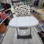 Adjustable Baby Feeding High Chair With Removable Tray – Polka Dot Design - Image 4