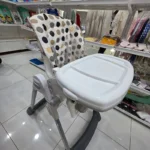 Adjustable Baby Feeding High Chair With Removable Tray – Polka Dot Design