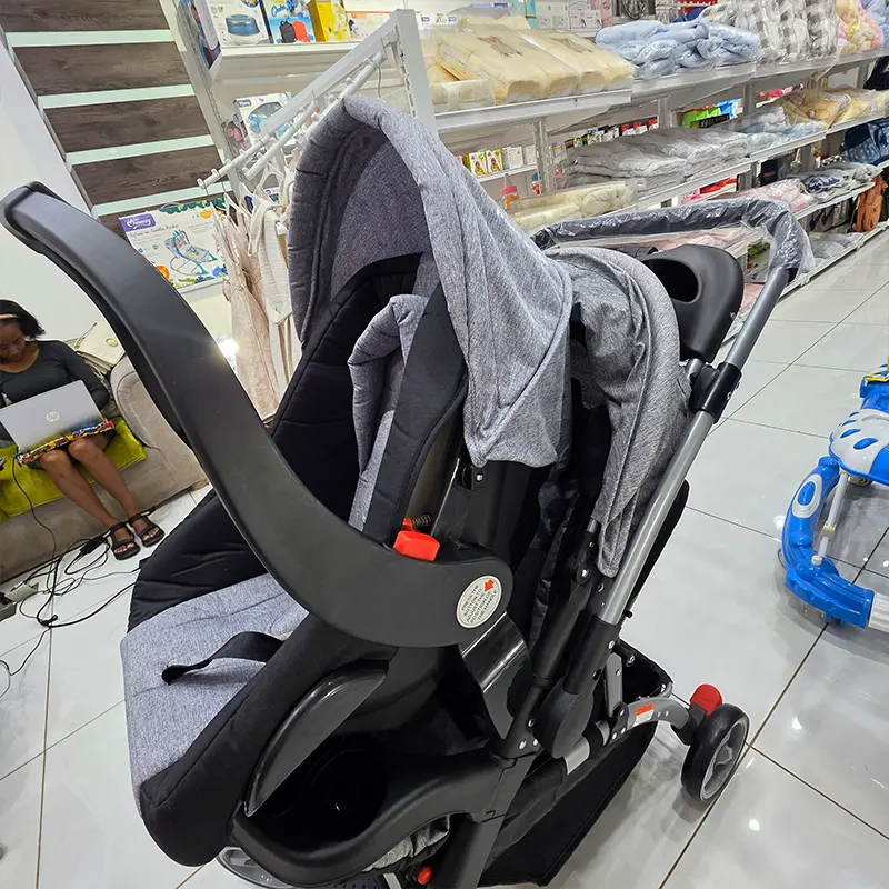 MamaKids 2-in-1 Baby Stroller with Infant Carrier – Foldable, All-Terrain, Newborn to 3 Years